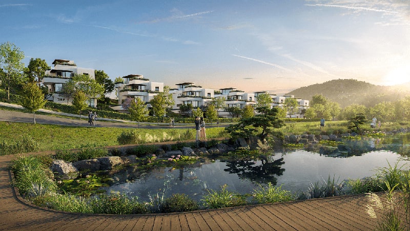 Hồ cá koi Legacy Riverside