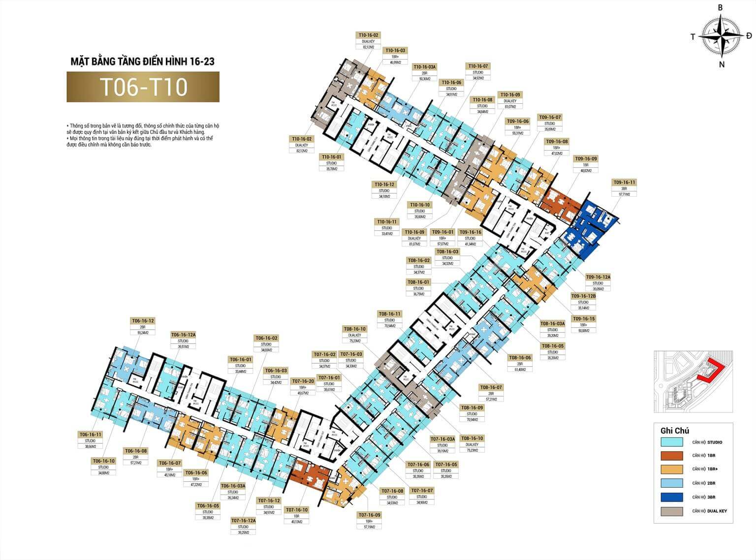 Mặt bằng Sun Porto Tower Hạ Long