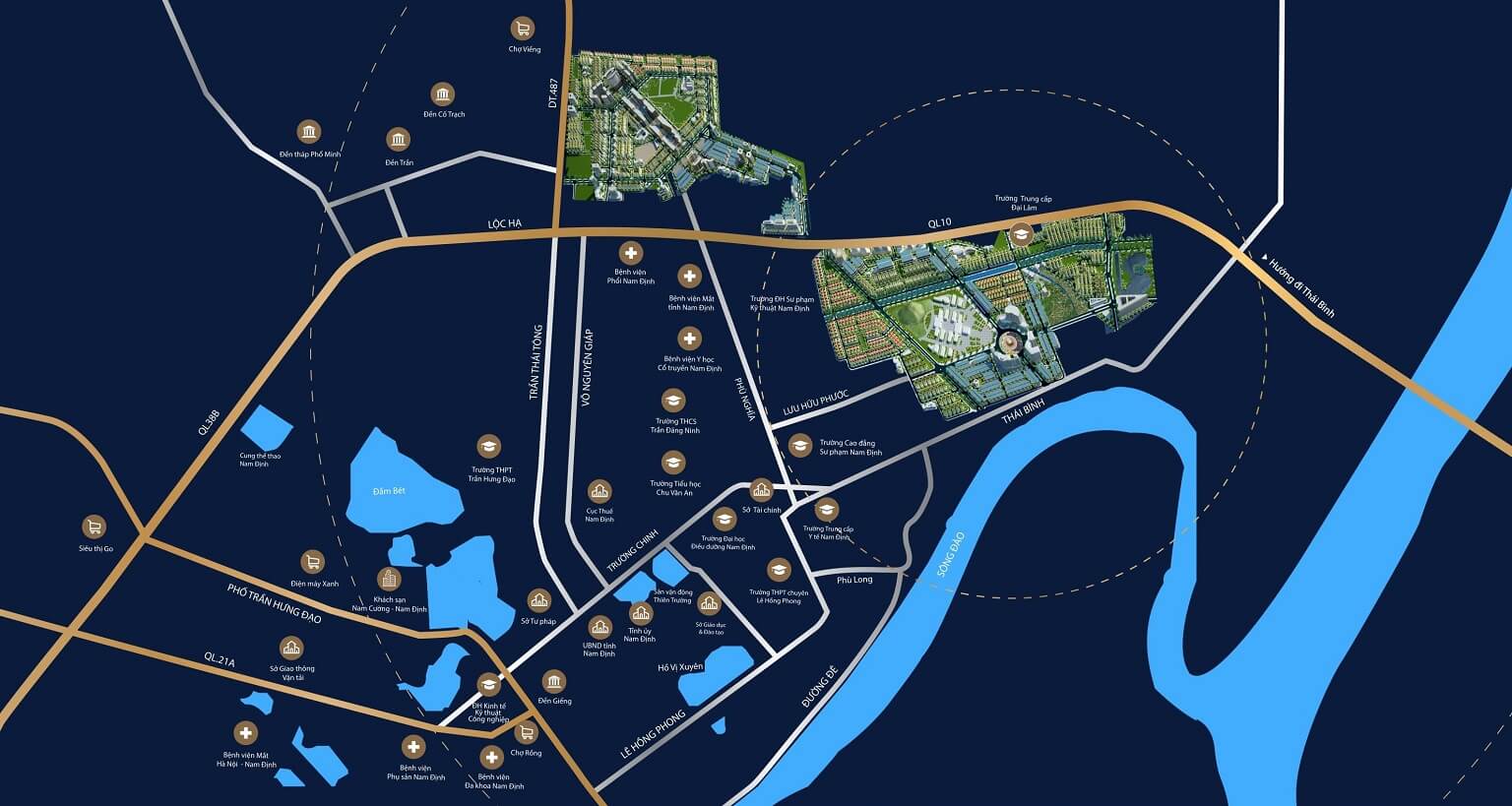 Vị trí Nam Cường Grand Way