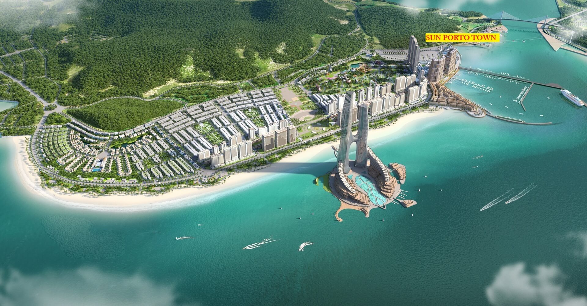 Vị trí Sun Porto Tower Hạ Long