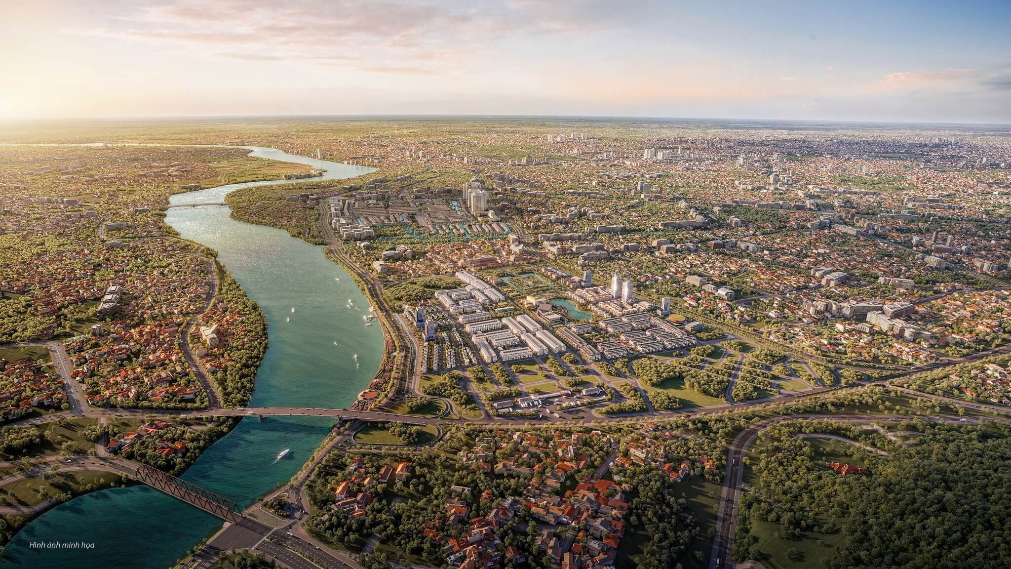 Vị trí chiến lược Khu đô thị Heragon City Nam Ngạn