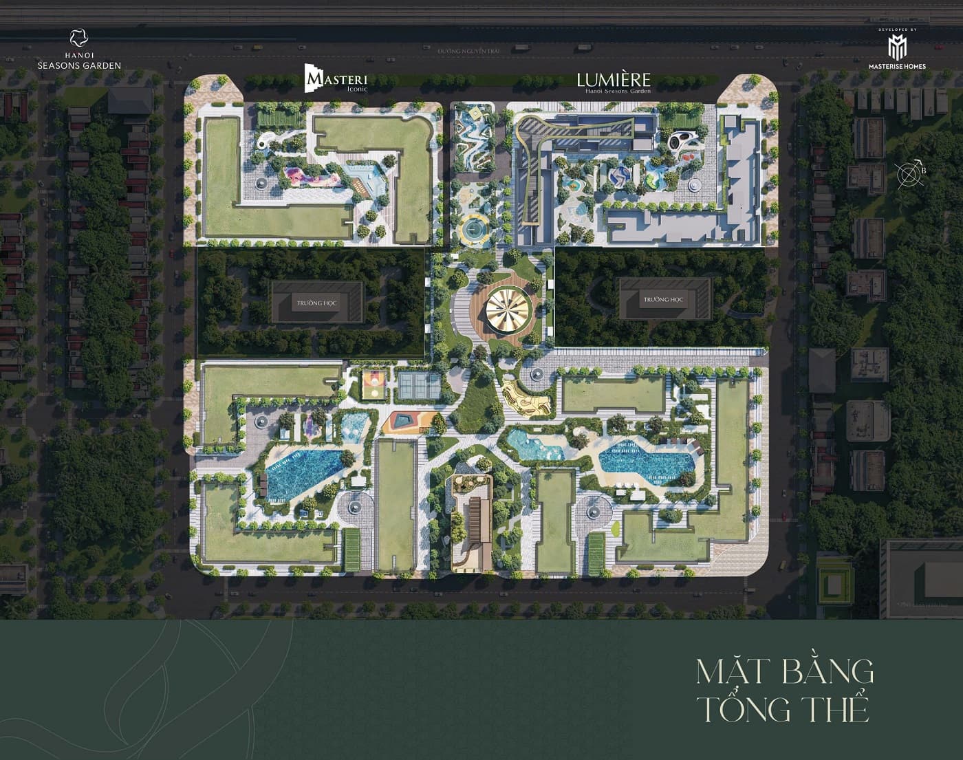Thiết kế xanh tại Hanoi Seasons Garden