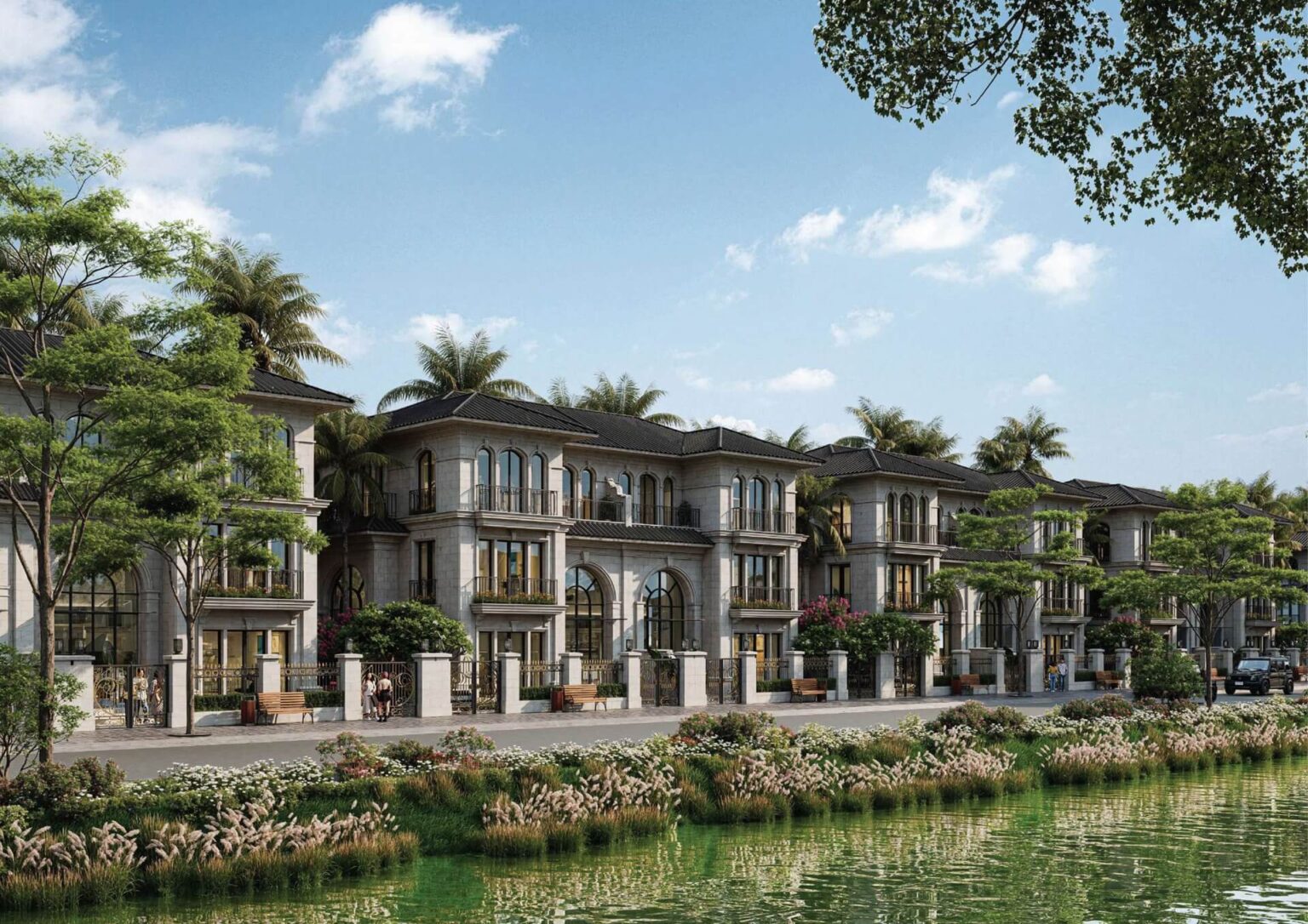 Phối cảnh biệt thự tại Sunshine Metropolis City