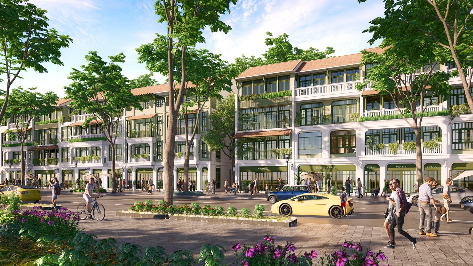Phối cảnh Liền kề tại Sunshine Metropolis City