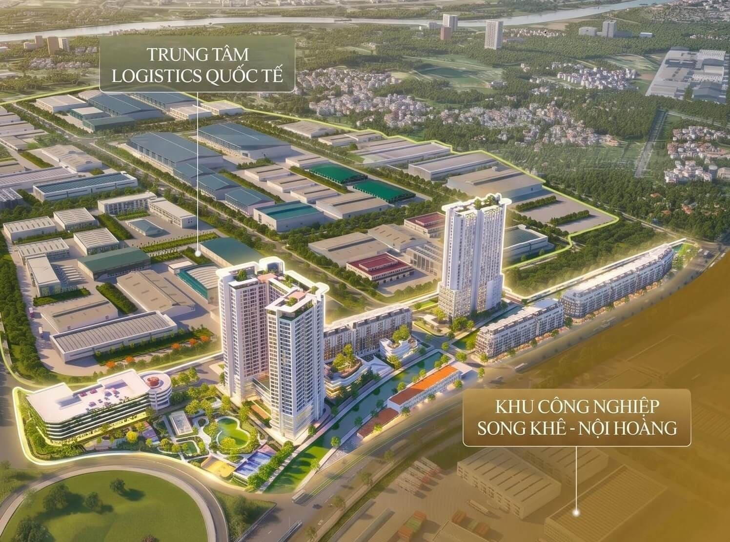 Mangala Complex tọa lạc tại thủ phủ công nghiệp và Logictics quốc tế