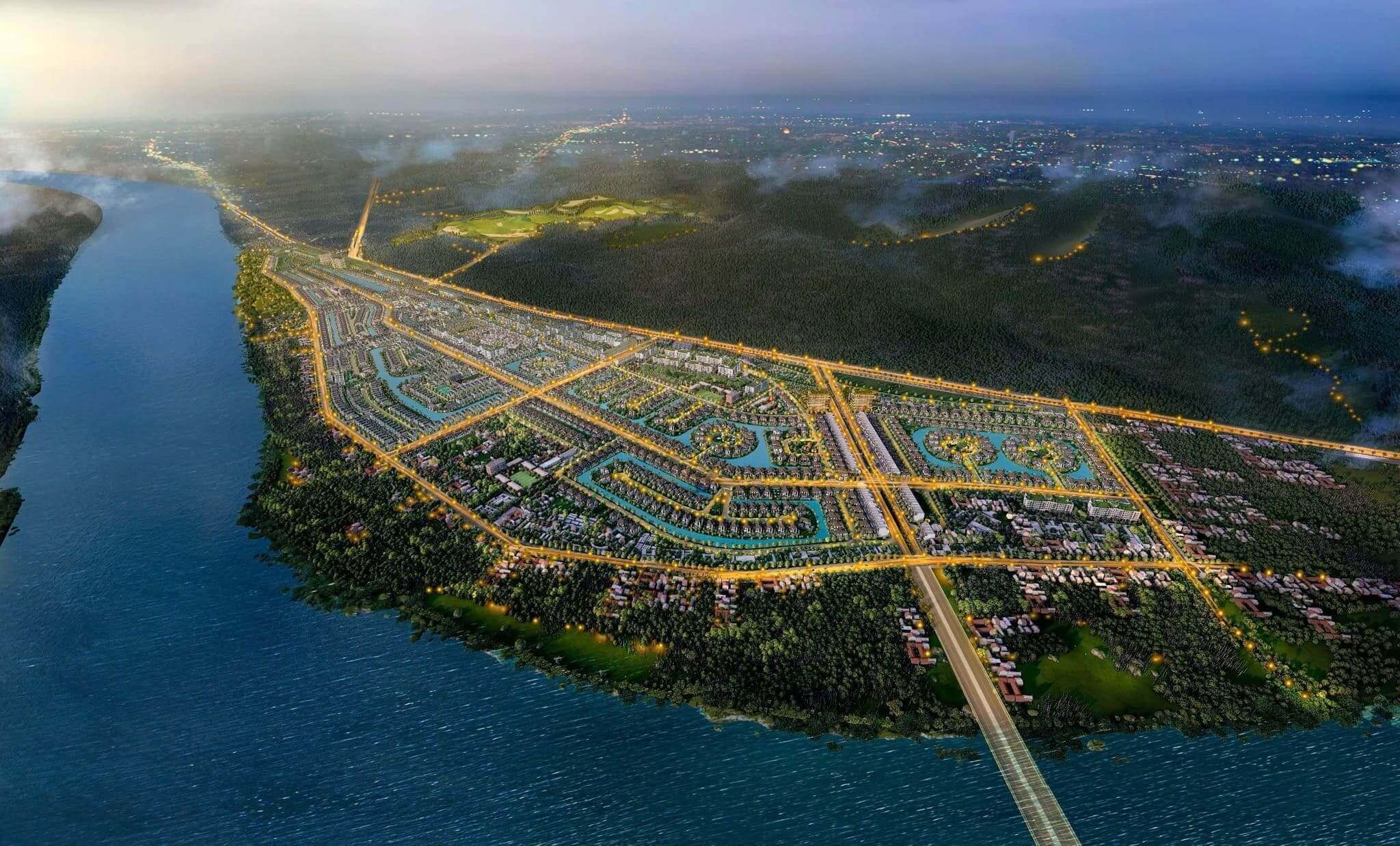 Phối cảnh tổng thể dự án Dasong Village Hòa Bình