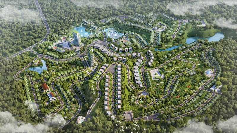 Phối cảnh dự án Ivory Resort Hòa Bình