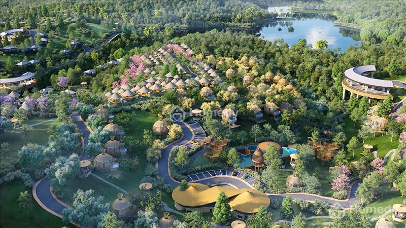 Phối cảnh dự án Sakana Spa & Resort