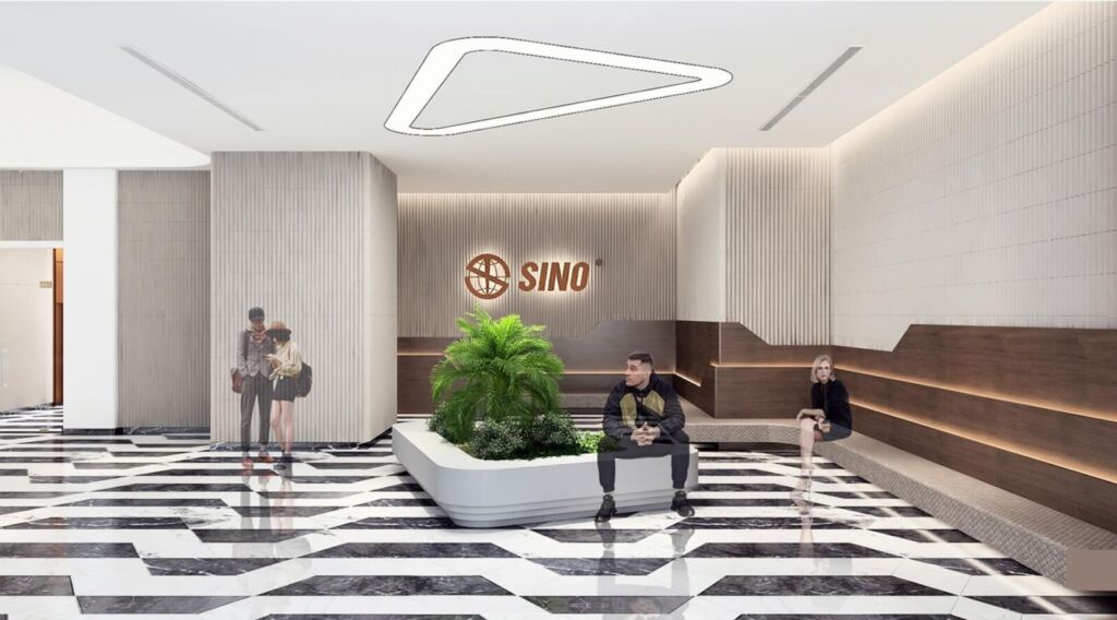 Sảnh đón tiếp tại dự án