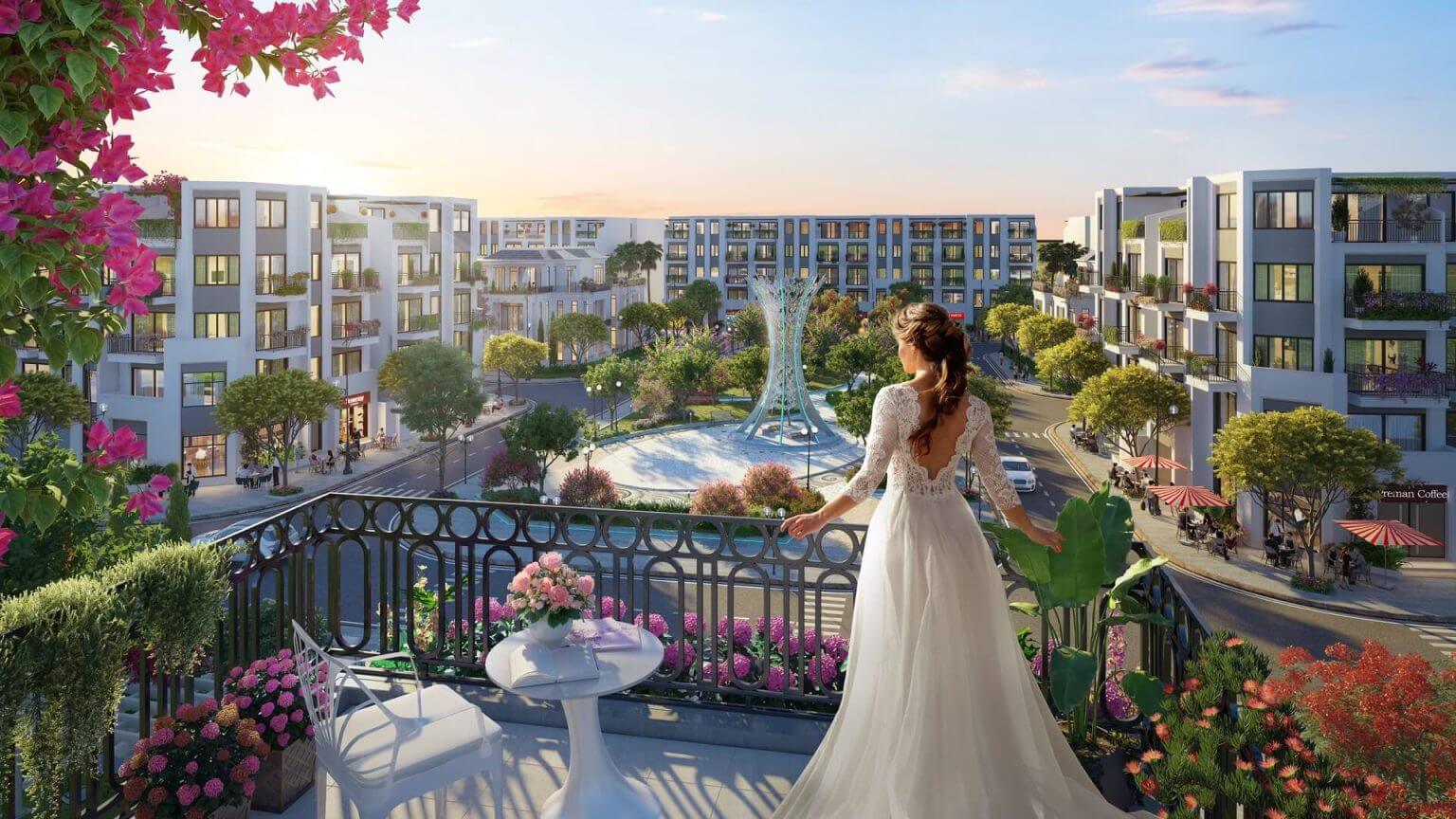 Phối cảnh tổng thể khu đô thị HUD Lương Sơn Central Point Hòa Bình