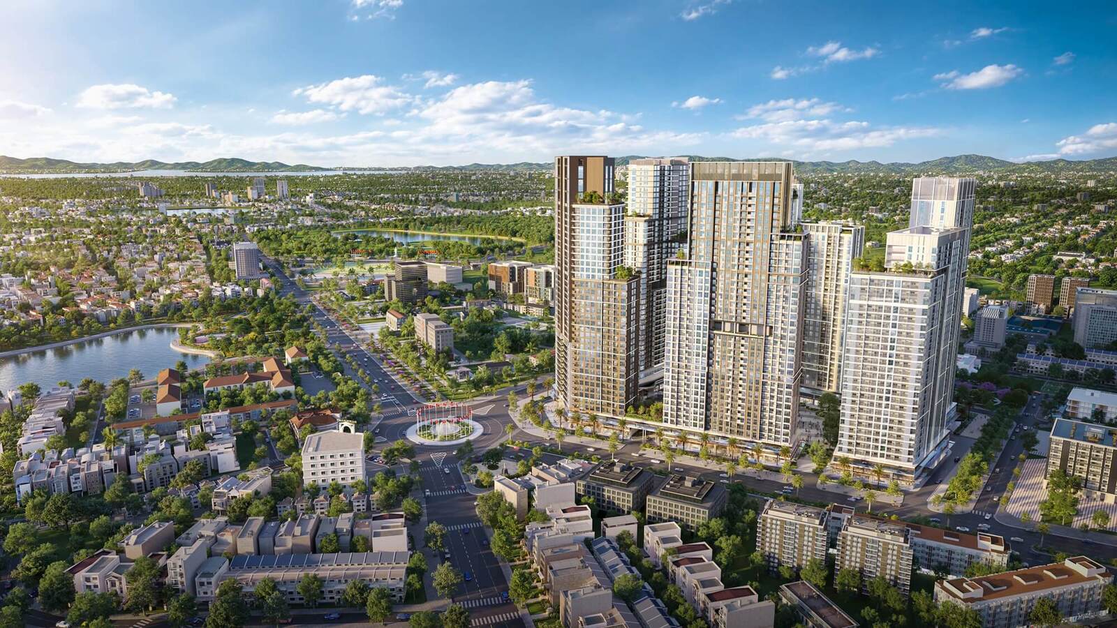 Phối cảnh tổng quan dự án Sun Glory Residence