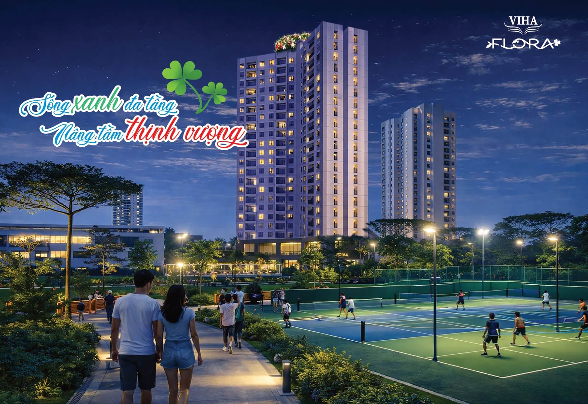 Phối cảnh tổng quan dự án Viha Flora Yên Sở