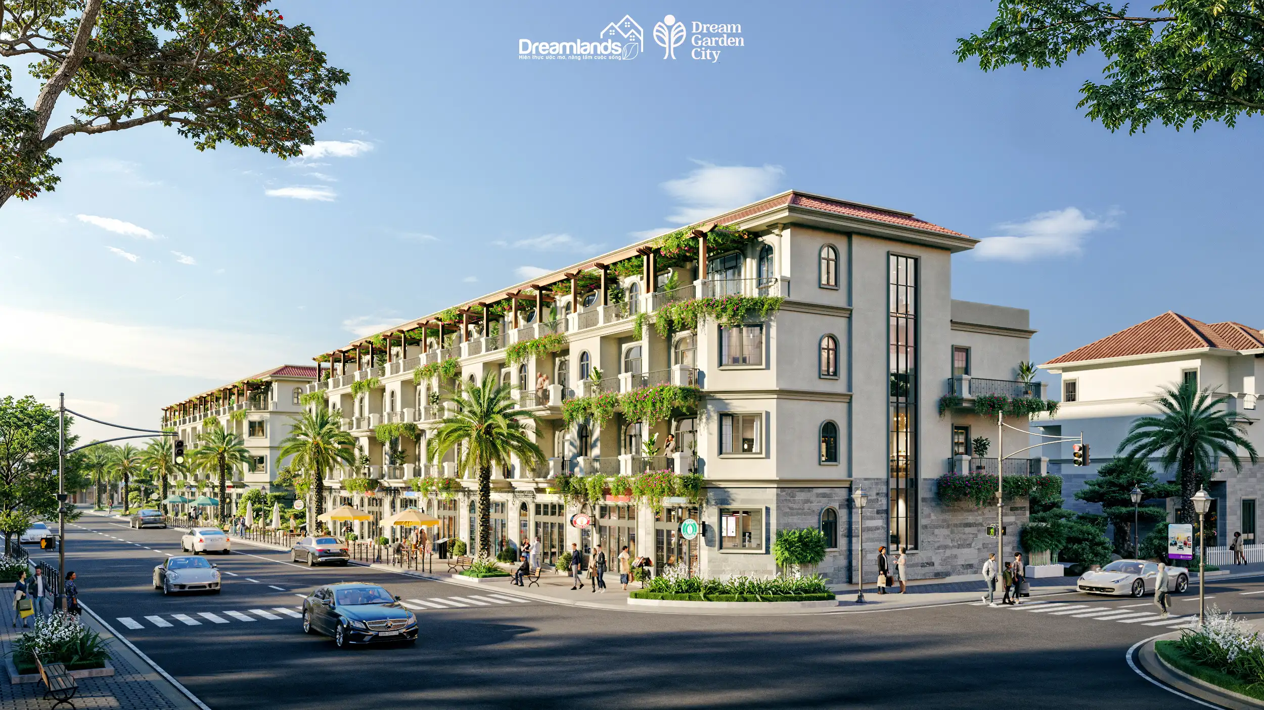 Phối cảnh liền kề tại dự án